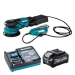 Makita BO001CGZ 40V XGT Brushless Random Orbit Sander 1 x 4.0Ah Battery Charger