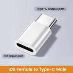 Adaptateur Femelle De Type C Pour Ios,Charge Rapide,Convertisseur Usb C Pour Iphone - Type Lightning To Usb C #B