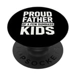 Father's Day Gift for Dad from Son Daughter Kids Proud PopSockets Adhesive PopGrip