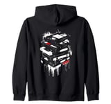 VHS Tapes - Vintage Graphic 70s 80s 90s Cassette Lover Zip Hoodie