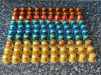 100 x Nespresso Compatible Coffee Capsules Pods - Mixed Brands / Varieties - New