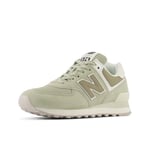 New Balance Femme 574 Sneaker, Vert Olivine, 40.5 EU