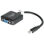 C2G 20cm Mini DisplayPort to VGA Adapter - Thunderbolt to VGA