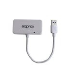 Approx APPHT7W Hub USB 3.0 4 Ports + 3 USB 2.0 Blanc