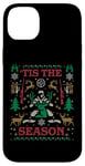 iPhone 14 Plus 'Tis the Season Deer Hunter Ugly Christmas Sweater Party Case