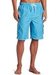 Kanu Surf Men's Barracuda Extended Size Swim Trunk, Aqua, 3X