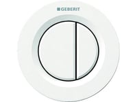 Geberit Omega01 Vred, 2-Flush, Vit