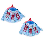 Vileda Supermocio Mop Head Refill 3Action XL version Microfibre 2 Pack Washable