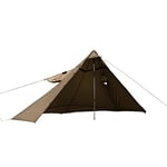 OneTigris militaire poncho de pluie abri 2 en 1 multifonctionnel poncho camping tente tactique imperméable extérieur |emballage multi-usage(Coyote Brown)