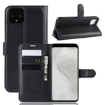 Google Pixel 4 XL PU Wallet Case Black