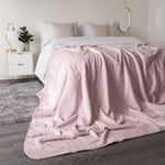 Luxury Faux Fur Large Mink Fleece Throw Blanket