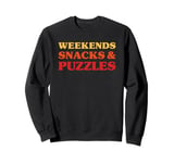 Puzzles for Women Puzzles for Men I Love Puzzles Sweatshirt