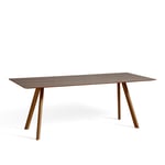 HAY - CPH30 2.0 Table Lacquered Walnut Frame L200 X W90 X H74 Lacquered Walnut Tabletop Dark Lacquered Edge - Matbord - Ronan & Erwan Bouroullec - Träfärgad - Trä