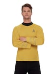 Smiffys Star Trek Voyager Science Uniform, Star Trek Top with Embroidered Delta Badge & Rank Insignias, Star Trek Voyager Outfit, Star Trek Halloween Fancy Dress Accessory