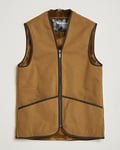 Barbour Lifestyle Warm Pile Waistcoat Zip-In Liner Brown