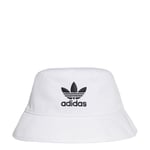 adidas Originals Bucket Hat - Vit/svart, storlek One Size Women