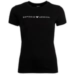 Emporio Armani Women's Iconic Logoband T-Shirts, Black, S