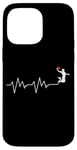 Coque pour iPhone 14 Pro Max Ballon de basket Battement de coeur Cadeau Joueur de Basketball