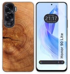 Coque Silicone pour Huawei Honor 90 Lite 5G Design Bois 04 Dessins