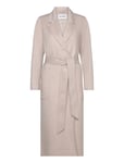 IVY OAK Belted Double Face Coat Beige