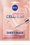 NIVEA Cellular Expert Lift Pure Bakuchiol Sculpting Face Sheet Mask (1pc), Wrin