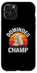 iPhone 11 Pro Dominoes Funny Board Game Lover Lucky Domino Player Vintage Case