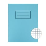 Silvine Exercise Book A5 Squared Blue 80 Pages Pack of 10