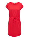 Onlmay S/S Dress Noos Kort Klänning Red ONLY