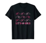 Let's Go Girls Graphic Horse Lover Equestrian Rider Horses T-Shirt