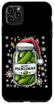 iPhone 11 Pro Max Funny Christmas Pickle Jokes Merry Picklemas Case