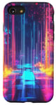 iPhone SE (2020) / 7 / 8 Cyberpunk Forest Electric Colors Art Case