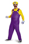 DISGUISE 98823C Wario, Official Super Mario Deluxe Costume for Men Bros. Adult-Sized, XX-L