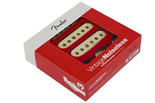 Fender Vintage Noiseless Set de 3 Micros pour Guitare Stratocaster, Blanc