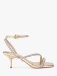 Carvela Paparazzi Diamante Kitten Heel Sandals