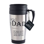 Travel Mug World's Best Dad Insulated Spill Proof 400ml Cup Gift For Him Father