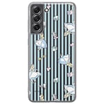 ERT GROUP mobile phone case for Samsung S21 FE original and officially Licensed Disney pattern Alice 001 optimally adapted to the shape of the mobile phone, partially transparent