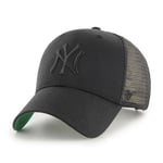 Mlb New York Yankees Ny Cap Basecap Branson Trucker Cap Black