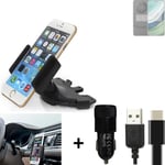 For Huawei Mate 60 Pro+ + CHARGER Mount holder for Car radio cd bracket