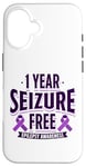 Coque pour iPhone 16 1 an de soutien pour la sensibilisation à l'épilepsie sans crises