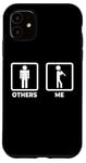 Coque pour iPhone 11 Stickfigures de la clarinette Enthousiaste de la clarinette