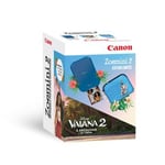 Pack Imprimante Photo Zoemini 2 Vaiana 2 Bleu Marine + Housse Vaiana 2 Canon