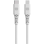 Planet USB-C - Lightning-kabel 1,5m av 100% återvunnen plast Vit