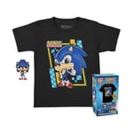 Funko Pocket POP! & Tee: Sonic - for Children and Kids - Flocked - E (US IMPORT)