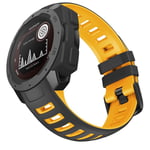 Twin Sport Rannekoru Armband Garmin Instinct 2- Musta/keltainen