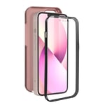 360° Case for iPhone 13 Mini Flexible Front & Rigid Back – Rose Gold