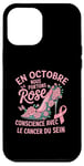 Coque pour iPhone 15 Plus Octobre Rose Ruban Rose Escarpins Roses Octobre Rose