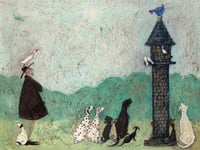 Pyramid International Sam Toft An Audience With Sweetheart Canvas Print, Cotton, Multi-Colour, 1.8 x 30 x 40 cm