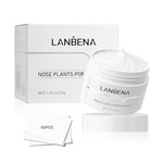 LANBENA Blackhead Remover - Peel Off Mask for Nose & Face, Blackhead Removal Kit with LANBENA - 1.05oz