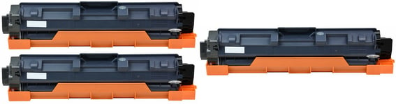 3 X Compatible Non-oem Tn241bk Black Toner Cartridge For Brother Hl-3170cdw
