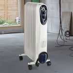 Radiateur à Bain D'Huile Chauffe Rapide Chauffage Électrique Mobil Öl-heizung